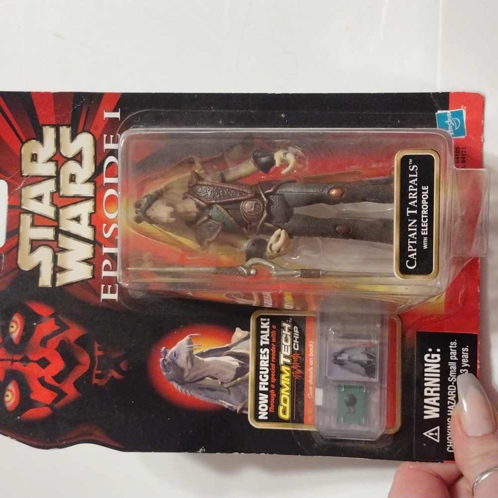Vintage Star Wars Captain Tarpals w/ Electropole Episode I 1998